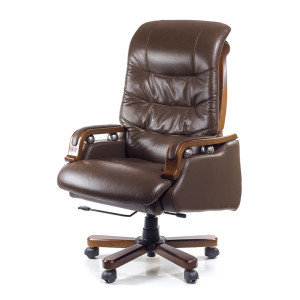 Кресло руководителя АКЛАС Сфинкс EX RL коричневый (LC-K)