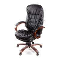 Кресло руководителя АКЛАС Валенсия Soft EX MB Черный (LC-A)