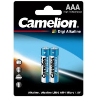 Батарейка Camelion AAA LR03/2BL Digi Alkaline (LR03-BP2DG) (2 шт. в блистере)