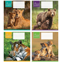 Тетрадь в линию 12 л Animal Family МРІЇ ЗБУВАЮТЬСЯ (Без НДС) (ТА5.1221.3186л)