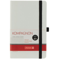 Записна книжка A5 96 арк (192 стор) клітинка BRUNNEN Компаньйон (білий) (10-559 28 05)
