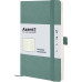 Записная книга А5 96 л клетка Axent Partner Soft Skin серо-лазурная (8616-48-a)