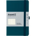 Записная книга А5 96 л клетка Axent Partner обл. винил малахитовая (8201-31-A)