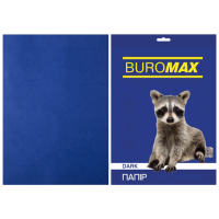 Папір кольоровий А4 80 г/м кв BUROMAX 20 арк DARK темно-синій (BM.2721420-02)