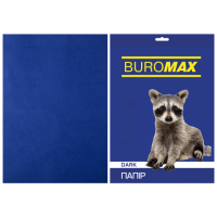 Бумага цветная А4 80 г/м кв BUROMAX 50 л DARK темно-синяя (BM.2721450-02)