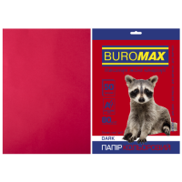 Бумага цветная А4 80 г/м кв BUROMAX 50 л DARK бордовая (BM.2721450-13)