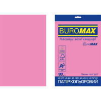 Бумага цветная А4 BUROMAX 20 л NEON EUROMAX розовая (BM.2721520E-10)