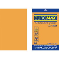 Бумага цветная А4 BUROMAX 20 л NEON EUROMAX оранжевая (BM.2721520E-11)