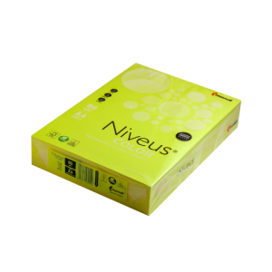 Бумага цветная А4 80 г/м кв Niveus Color 500 л неоновая желтая (NEOGB)