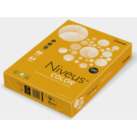 Бумага цветная А4 80 г/м кв Niveus Color 500 л неоновая оранжевая (NEOOR)