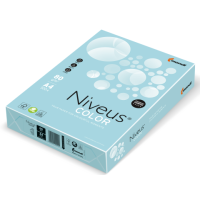 Бумага цветная А4 80 г/м кв Niveus Color 500 л пастель голубая MB30