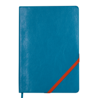 Блокнот діловийй LOLLIPOP, А5, 96 л., блакитний, штучна шкіра (BM.295003-14)