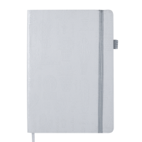 Блокнот діловийй PLANET, А5, 96 л., клітінка, бежевий, штучна шкіра (BM.295112-28)