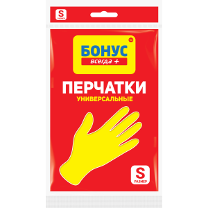 Рукавички латексні S-7 БОНУС (жовті) (БЕЗ ПДВ)