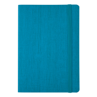 Блокнот деловой COLOR TUNES, А5, 96 л., линия, бирюзовый, иск.кожа (BM.295200-06)