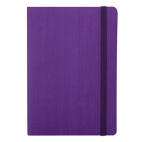 Блокнот діловийй COLOR TUNES, А5, 96 л., лінія, фіолетовий, штучна шкіра (BM.295200-07)