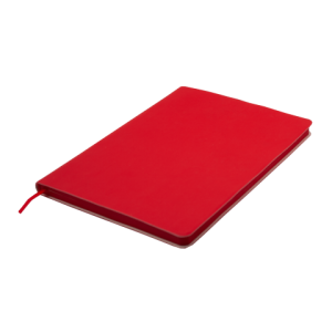 Блокнот деловой TOUCH ME, А5, 96 л., линия, красный, иск.кожа (BM.295202-05)