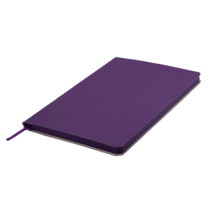 Блокнот деловой TOUCH ME, А5, 96 л., линия, фиолетовый, иск.кожа (BM.295202-07)