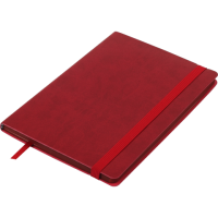 Блокнот деловой BRIEF, А5, 96 л., линия, красный, иск.кожа (BM.295204-05)