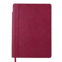 Блокнот деловой FRESH, А5, 96 л., линия, темно-красный, иск.кожа (BM.295211-13)