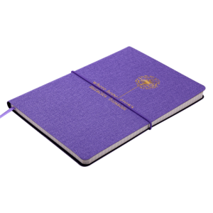 Блокнот деловой NICE, А5, 96 л., точка, фиолетовый, иск.кожа (BM.295315-07)