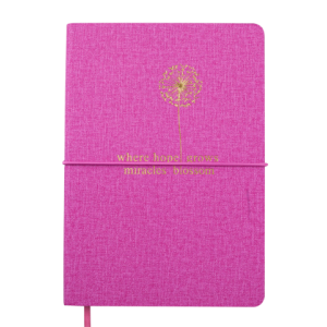 Блокнот деловой NICE, А5, 96 л., точка, малиновый, иск.кожа (BM.295315-29)