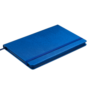 Блокнот діловий INGOT 125 x 195 мм, 80 арк., клітинка, синій, штучна шкіра (BM.29912103-02)