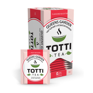 Чай фруктовый в ф/п TOTTI Tea Королевский сад, 25 пакетиков