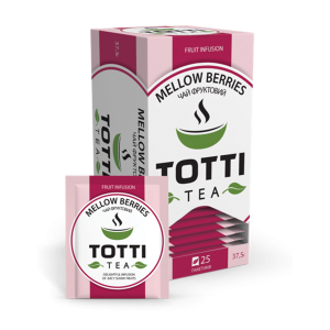 Чай фруктовый в ф/п TOTTI Tea Сочные ягоды, 25 пакетиков
