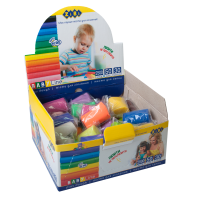 Тесто для лепки 50 штук *50 г (30 цветов) в шоубоксе BABY Line ZIBI (ZB.6252)
