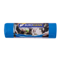 Мешки для мусора 160 л х 10 шт 90 х 120 см 24 мкм BuroClean Eurostandart, синие (10200053)