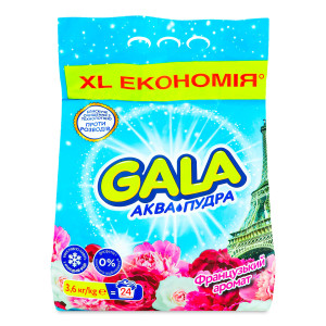 Стиральный порошок (автомат) 3600 гр GALA Французкий аромат