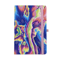 Записная книга А5 96 л клетка 136 х 207 мм Buromax Infinity фиолетовая (BM.255105-07)
