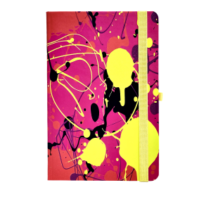 Записная книга А5 96 л клетка 136 х 207 мм Buromax Infinity малиновая (BM.255105-29)