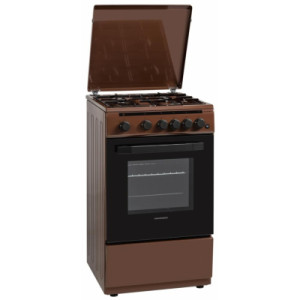 Плита кухонная газовая HEINNER HFSC-V50LITBRW коричневая