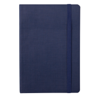 Блокнот деловой COLOR TUNES, А5, 96 л., клетка, темно-синий, иск.кожа (BM.295100-02)