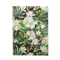 Блокнот А5 клетка 96 л твердая обложка FLORISTICA Buromax (салатовый) (BM.24511104-15)