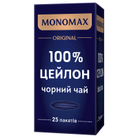 Чай черный в ф/п Мономах 100% Ceylon 2г х 25шт