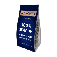 Чай чорний Мономах 100% Ceylon крупнолистовий 90 г