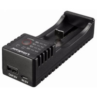 Зарядное устройство для аккумуляторов Liitokala 1 Slot, LED дисплей, USB, Li-ion/Ni-MH/Ni-Cd/AA/ААA/AAA