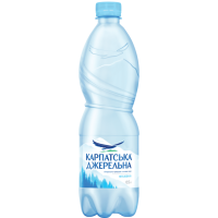 Вода минеральная негазированная 0,5 л х 1 шт пластик Карпатська джерельна