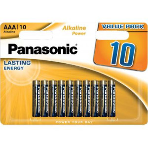 Батарейка AAA LR03 Panasonic Alkaline Power  (1 ШТУКА) (LR03REB/10BW)