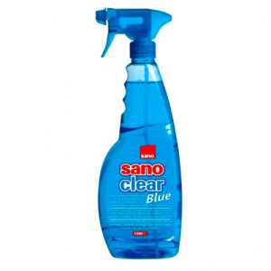 Жидкость для стекла 1000 мл курок Sano Clear Blue 1 л (7290005425646)