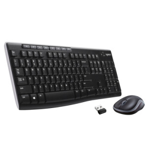 Комплект (клавиатура+мышь) Logitech MK270 Wireless UA Black (920-004508)