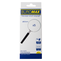 Лупа 5-кратное увеличение, d-60 мм BUROMAX (BM.4305)