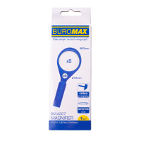Лупа 5/8-кратное увеличение, d-50/16 мм с двумя линзами BUROMAX (BM.4307)