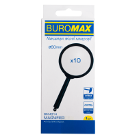 Лупа 10-кратное увеличение, d-60 мм BUROMAX (BM.4314)
