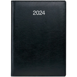 Щоденник датований 2024 А5 Brunnen Стандарт Soft, чорний (73-795 36 904)