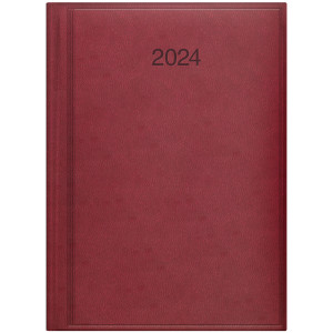 Щоденник датований 2024 А5 Brunnen Стандарт Torino, марсала (73-795 38 294)