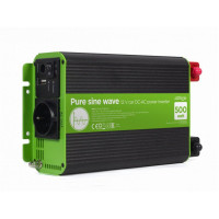 Инвертор автомобильный 12V/230V 500W (1000W peak power) чиста синусоїда EnerGenie (EG-PWC-PS500-01)